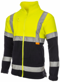 A photo of Yellow & Navy Two-Tone Polar Fleece Not PPE