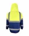 A photo of Yellow Hi Vis Fleece Jacket EN20471