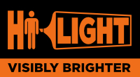 Hi-Light Visibly Brighter orange logo